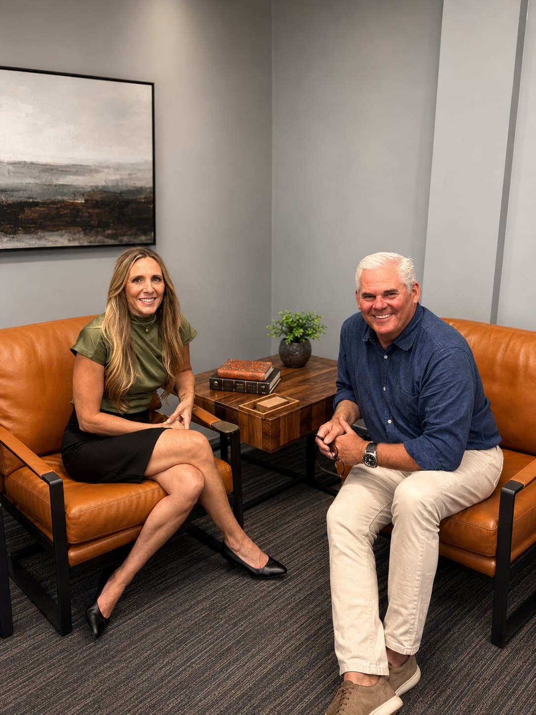 Jenni Rezac and Tray Grismore, owners of Conveyco